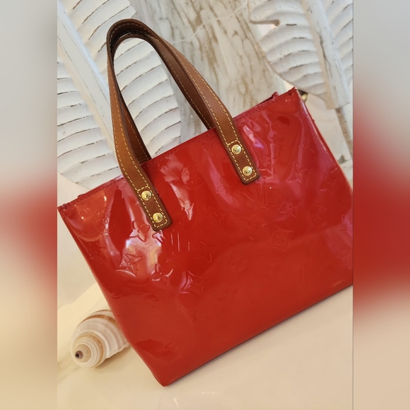 Louis Vuitton Handbags - Louis Vuitton Reade Red Vernis PM Mini Tote with Dust Bag!